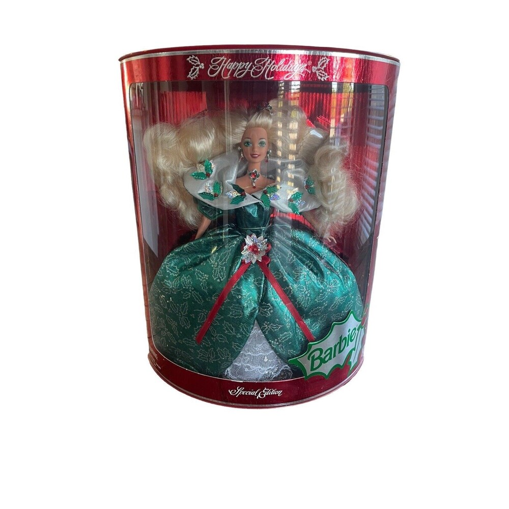 Mattel 1995 Special Edition Happy Holidays Barbie 14123 Hallmark